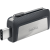 Sandisk Ultra Dual USB Flash Drive, Type-C 3.1, 128GB