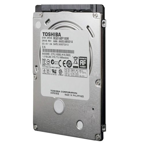 TOSHIBA 1TB HDD- 5400 RPM, 8MB Cache SATA, 2.5″ Internal Notebook Hard Drive (MQ01ABD100M)