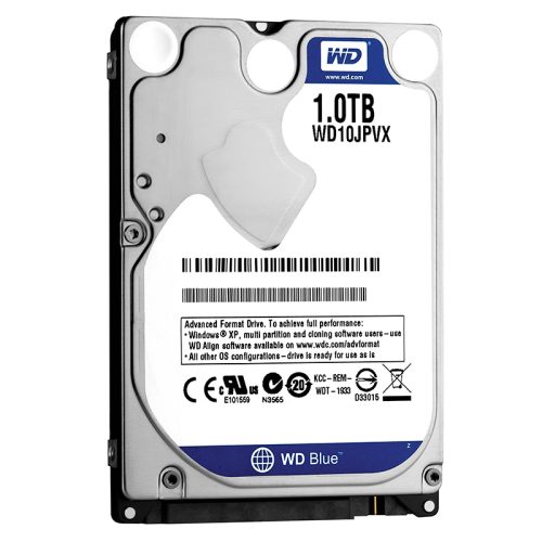 WD Blue 1TB Mobile Hard Disk Drive, 9.50mm, 5400 RPM SATA 6Gb/s, 2.5 Inch (WD10JPVX)
